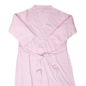 Kissy Kissy pink stripe modal robe NWT